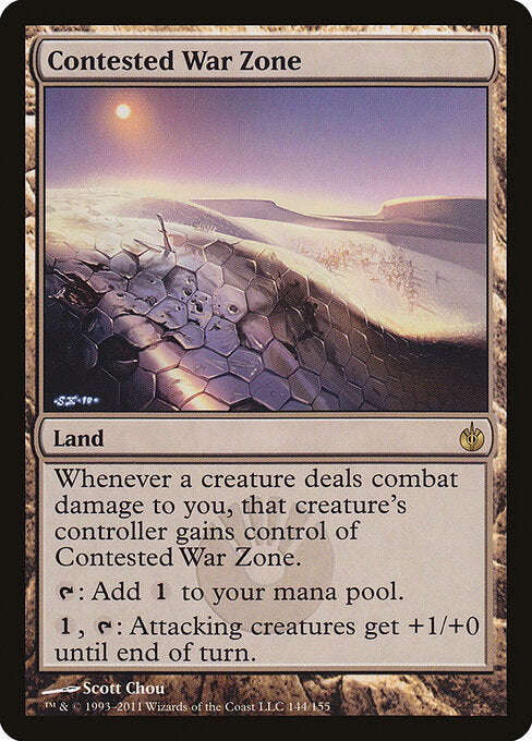 Contested War Zone - Mirrodin Besieged - 144