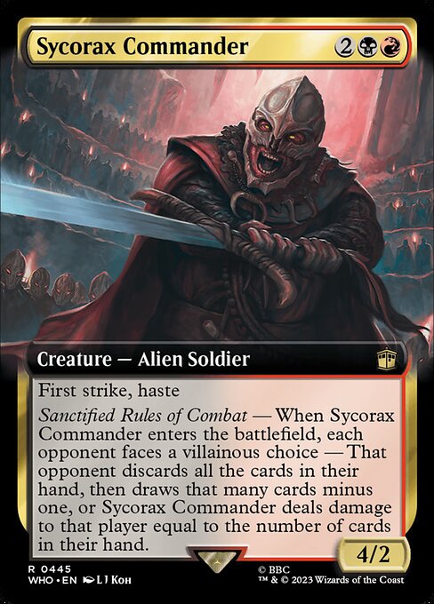 Sycorax Commander - Doctor Who - 445