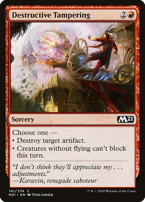 Destructive Tampering - Core Set 2021 - 141