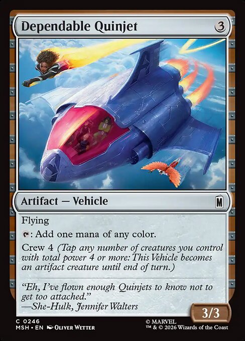 Dependable Quinjet - Marvel Super Heroes - 246