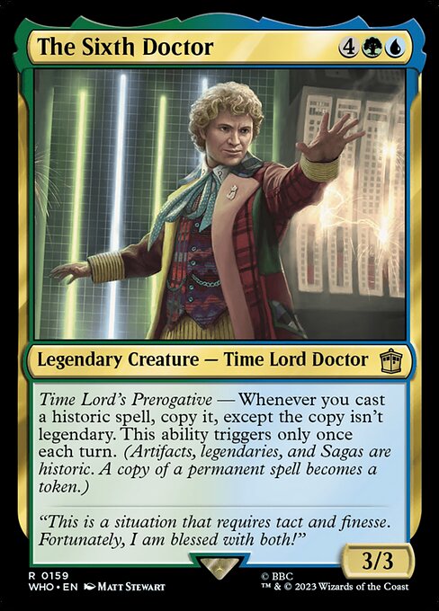 The Sixth Doctor - Doctor Who - 159