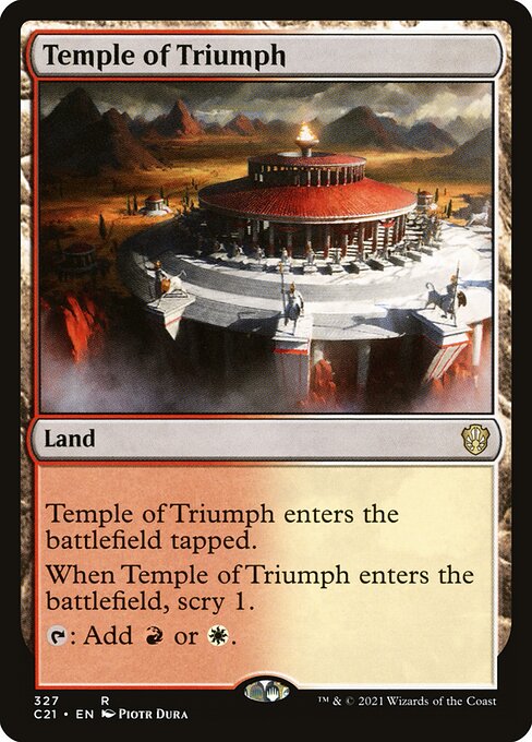 Temple of Triumph - Commander 2021 - 327