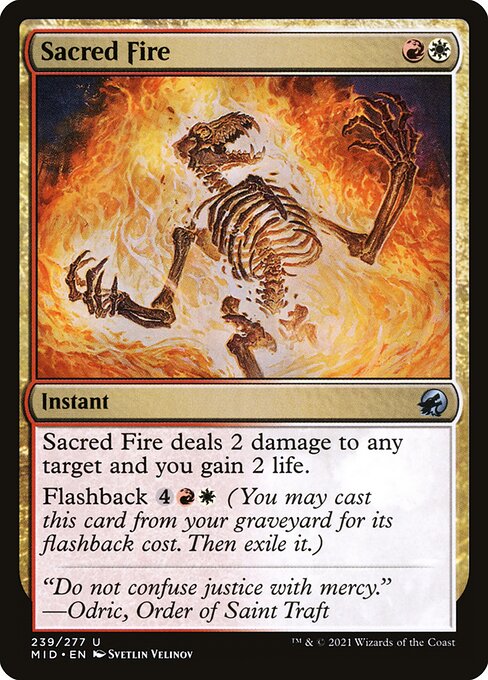 Sacred Fire - Innistrad: Midnight Hunt - 239