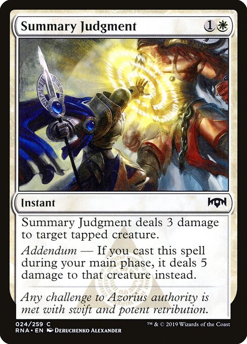 Summary Judgment - Ravnica Allegiance - 24