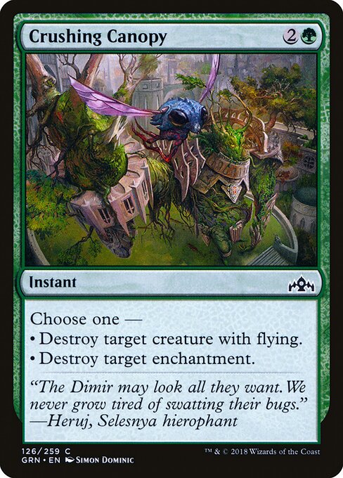Crushing Canopy - Guilds of Ravnica - 126