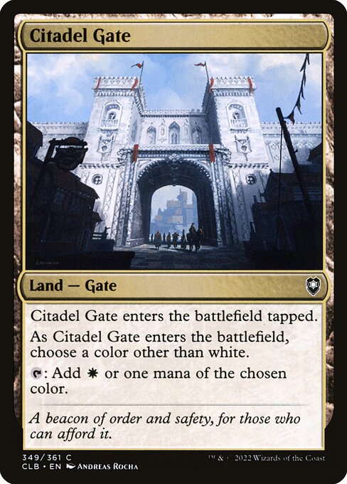 Citadel Gate - Commander Legends: Battle for Baldur's Gate - 349