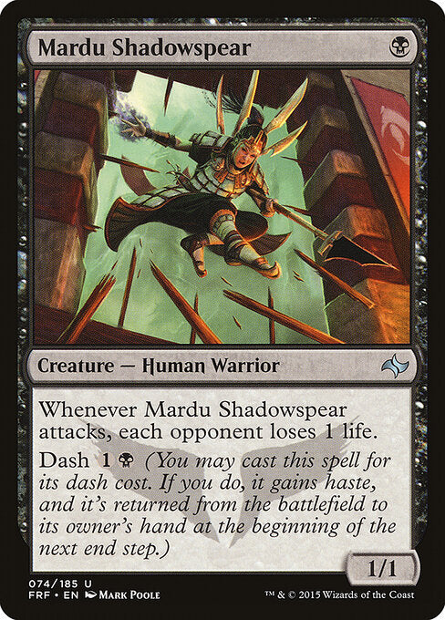Mardu Shadowspear - Fate Reforged - 74