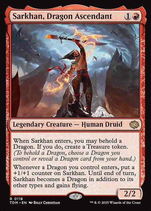 Sarkhan, Dragon Ascendant - Tarkir: Dragonstorm - 118
