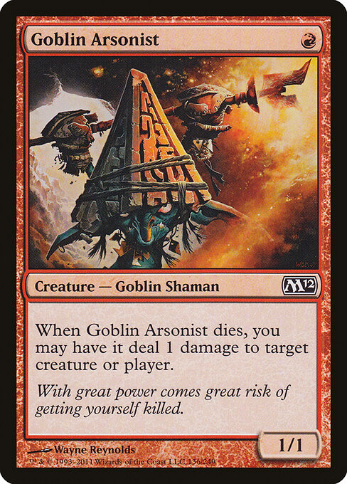 Goblin Arsonist - Magic 2012 - 136