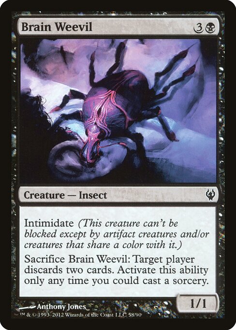Brain Weevil - Duel Decks: Izzet vs. Golgari - 58