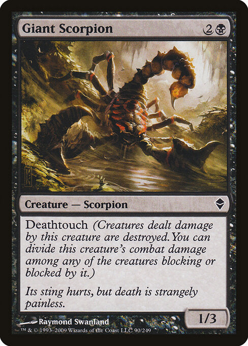 Giant Scorpion - Zendikar - 90