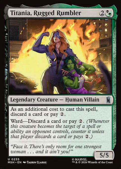 Titania, Rugged Rumbler - Marvel Super Heroes - 235