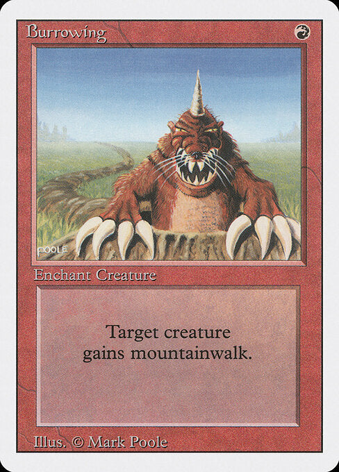 Burrowing - Revised Edition - 140