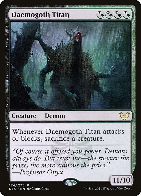 Daemogoth Titan - Strixhaven: School of Mages - 174