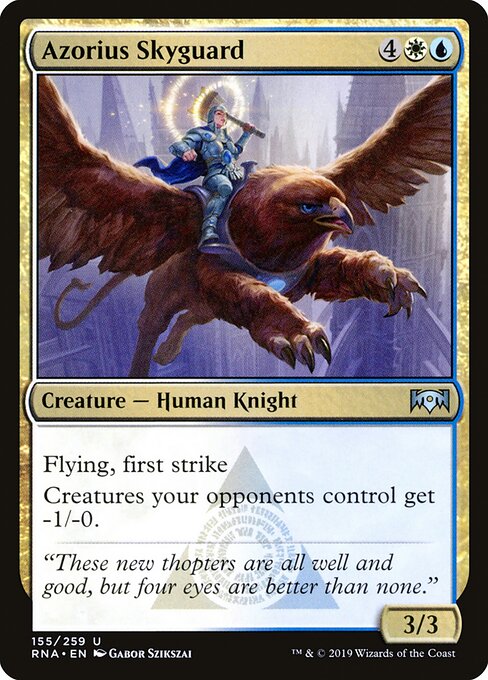 Azorius Skyguard - Ravnica Allegiance - 155