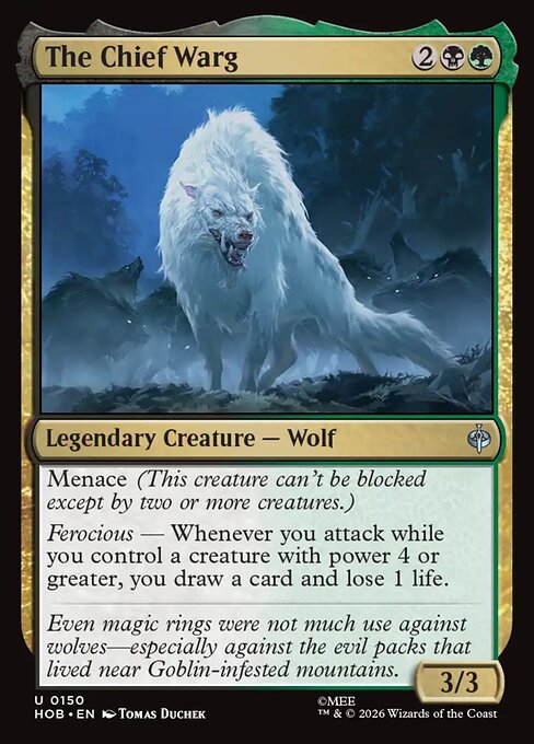 The Chief Warg - The Hobbit - 150