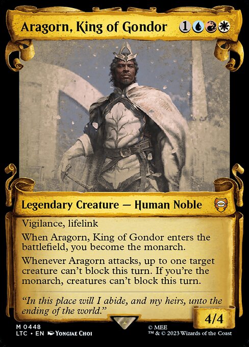 Aragorn, King of Gondor - Tales of Middle-earth Commander - 448