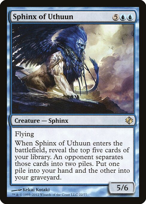Sphinx of Uthuun - Duel Decks: Venser vs. Koth - 22