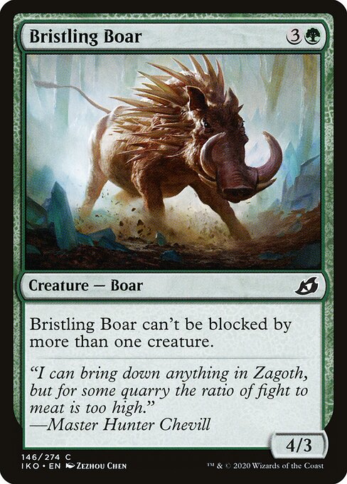 Bristling Boar - Ikoria: Lair of Behemoths - 146
