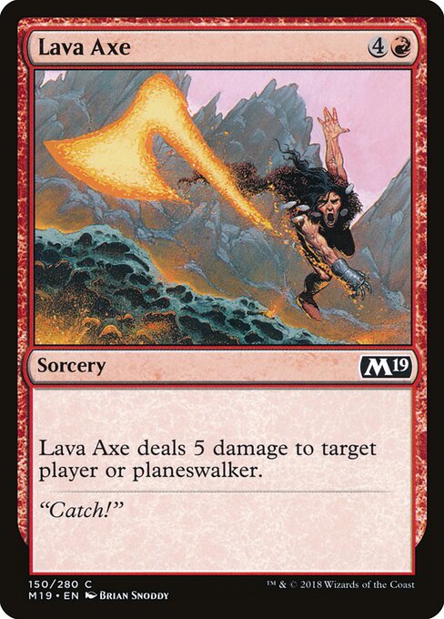 Lava Axe - Core Set 2019 - 150