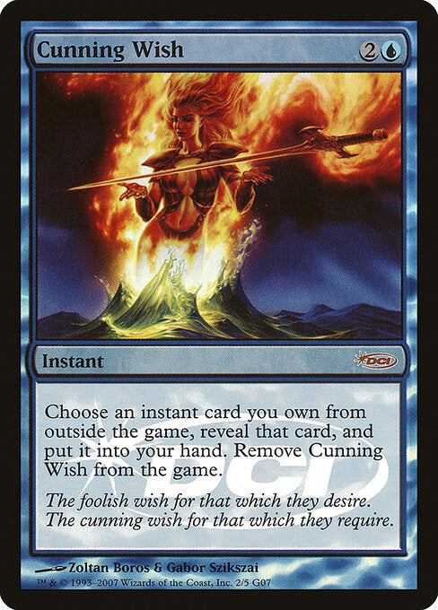 Cunning Wish - Judge Gift Cards 2007 - 2