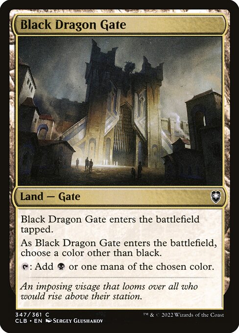 Black Dragon Gate - Commander Legends: Battle for Baldur's Gate - 347