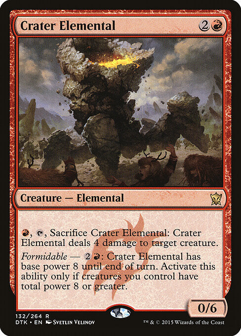 Crater Elemental - Dragons of Tarkir - 132