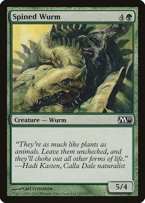 Spined Wurm - Magic 2011 - 197
