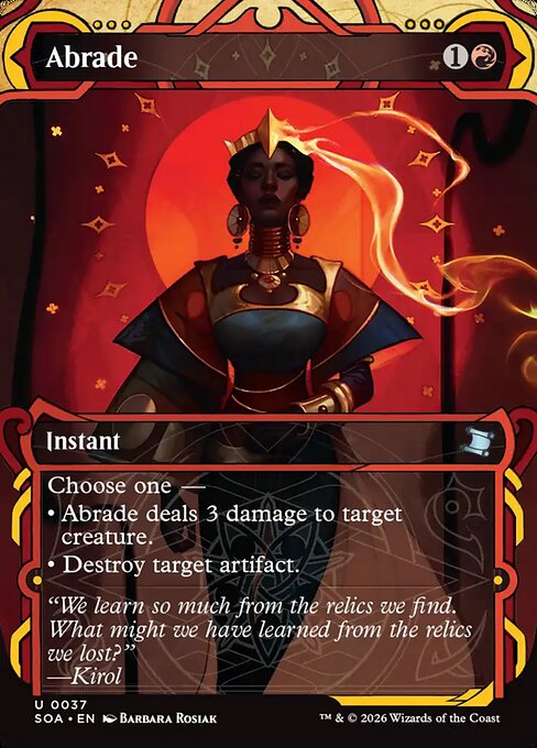 Abrade - Secrets of Strixhaven Mystical Archive - 37