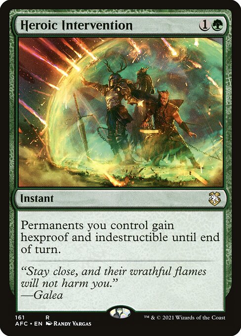 Heroic Intervention - Forgotten Realms Commander - 161