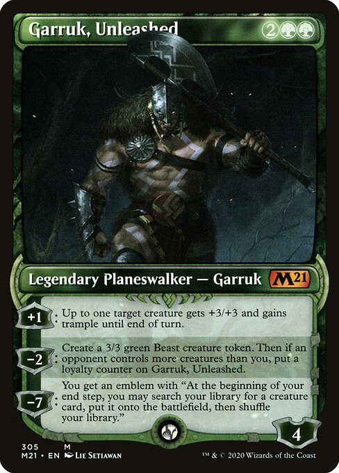 Garruk, Unleashed - Core Set 2021 - 305