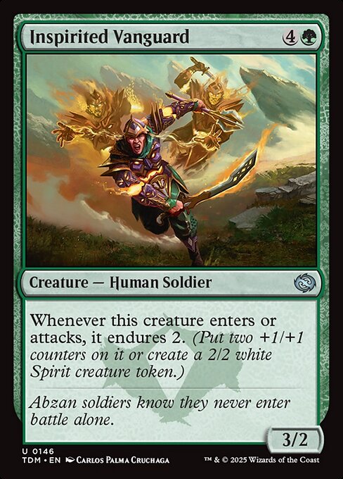 Inspirited Vanguard - Tarkir: Dragonstorm - 146