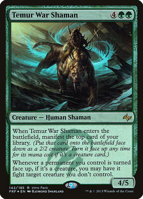 Temur War Shaman - Fate Reforged Promos - 142