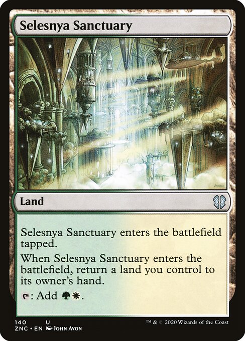 Selesnya Sanctuary - Zendikar Rising Commander - 140
