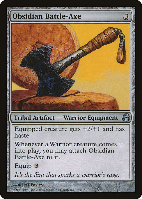 Obsidian Battle-Axe - Morningtide - 144