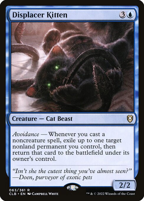Displacer Kitten - Commander Legends: Battle for Baldur's Gate - 63