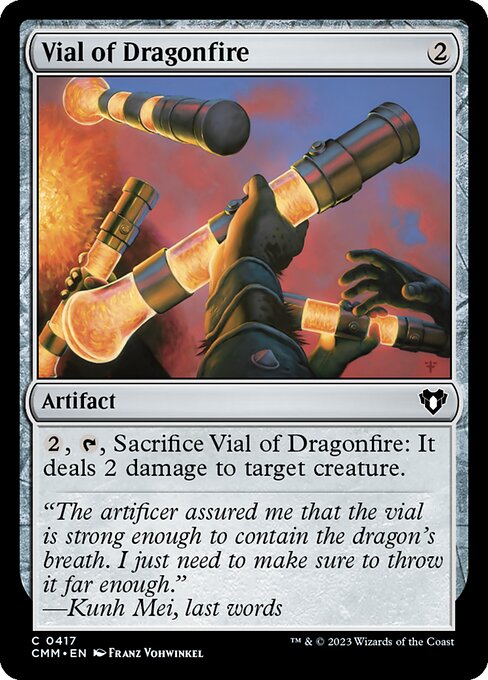 Vial of Dragonfire - Commander Masters - 417