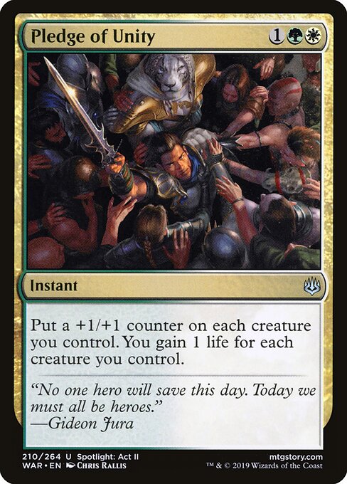 Pledge of Unity - War of the Spark - 210