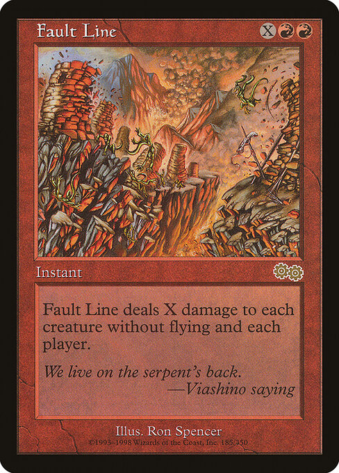 Fault Line - Urza's Saga - 185