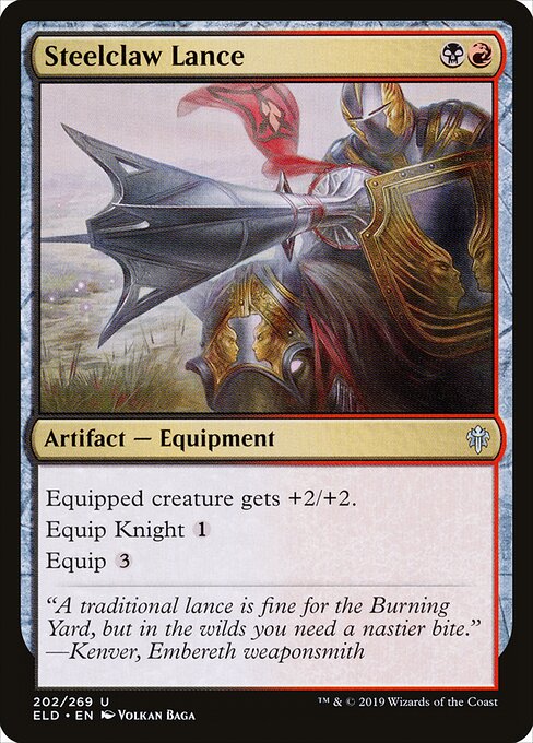 Steelclaw Lance - Throne of Eldraine - 202