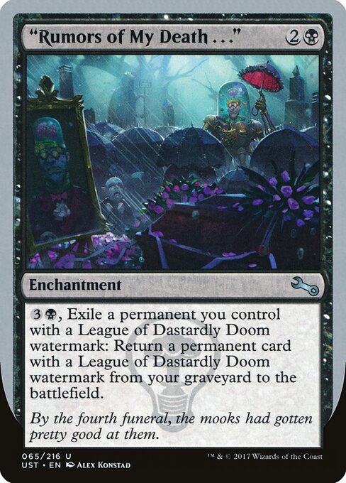 "Rumors of My Death . . ." - Unstable - 65