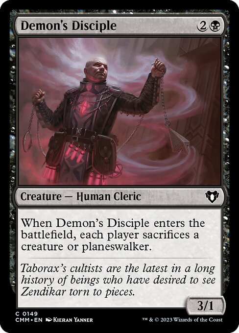 Demon's Disciple - Commander Masters - 149