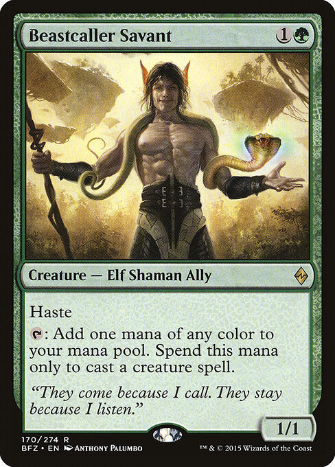 Beastcaller Savant - Battle for Zendikar - 170