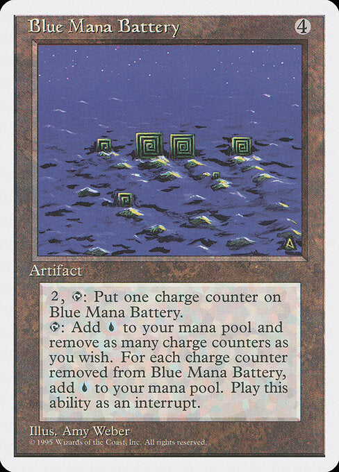 Blue Mana Battery - Fourth Edition - 300