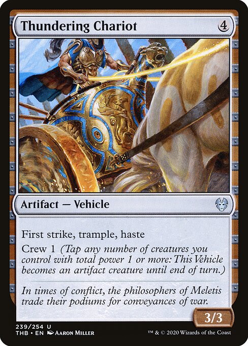 Thundering Chariot - Theros Beyond Death - 239