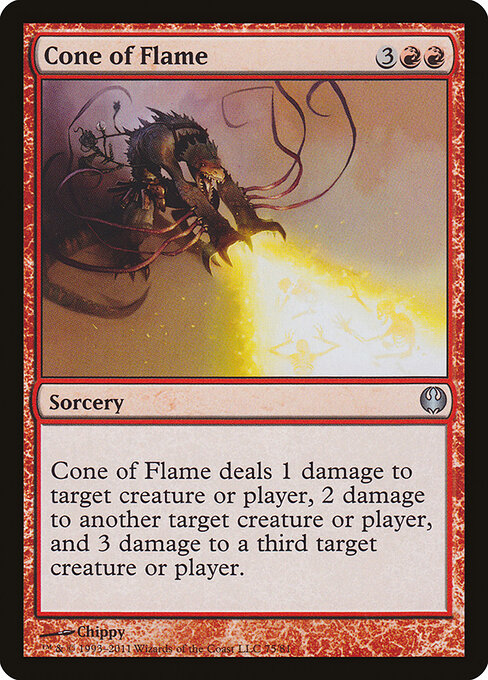 Cone of Flame - Duel Decks: Knights vs. Dragons - 75