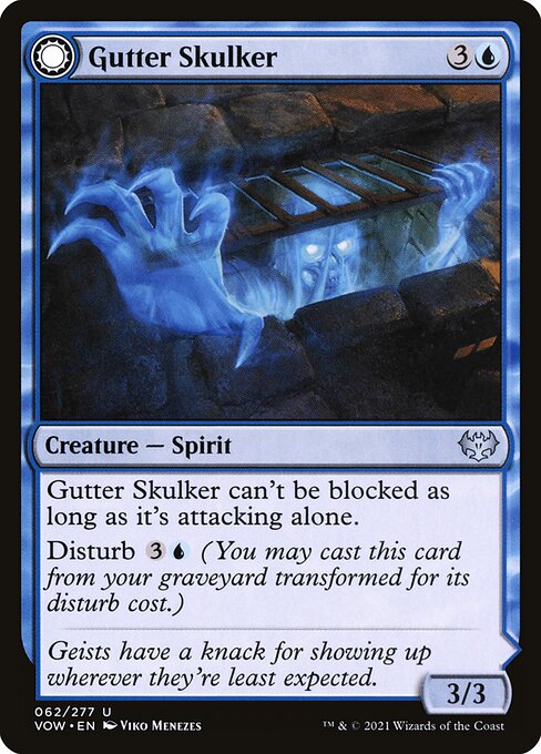 Gutter Skulker // Gutter Shortcut - Innistrad: Crimson Vow - 62