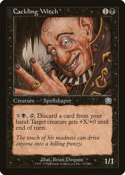 Cackling Witch - Mercadian Masques - 119