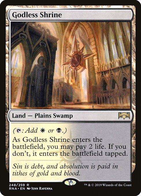 Godless Shrine - Ravnica Allegiance - 248