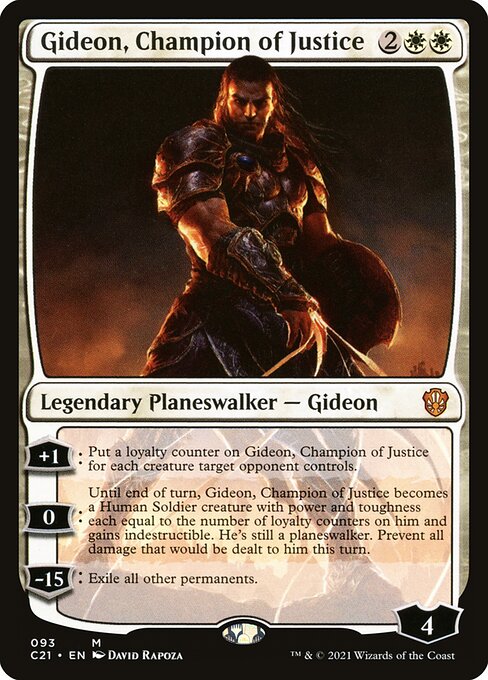 Gideon, Champion of Justice - Commander 2021 - 93